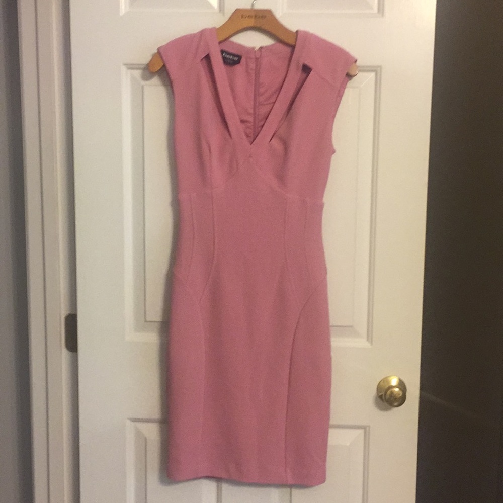 Pink Bebe party dress